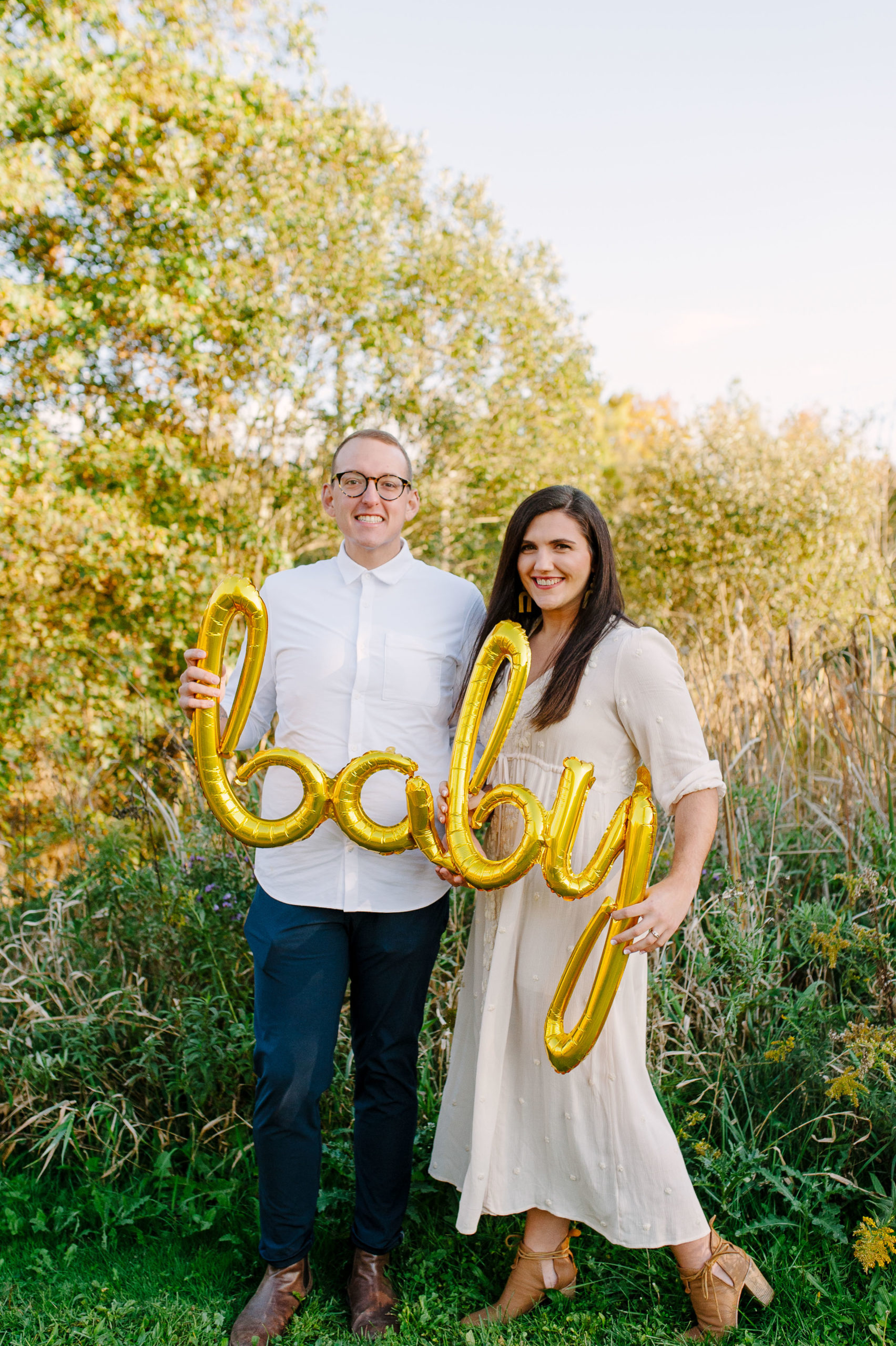 pregnancy announcement at cuyahoga valley national park